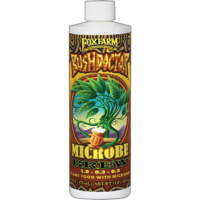 Fox Farm Microbe Brew Root Enhancer 1 Pint – Organic Soil & Hydro Support