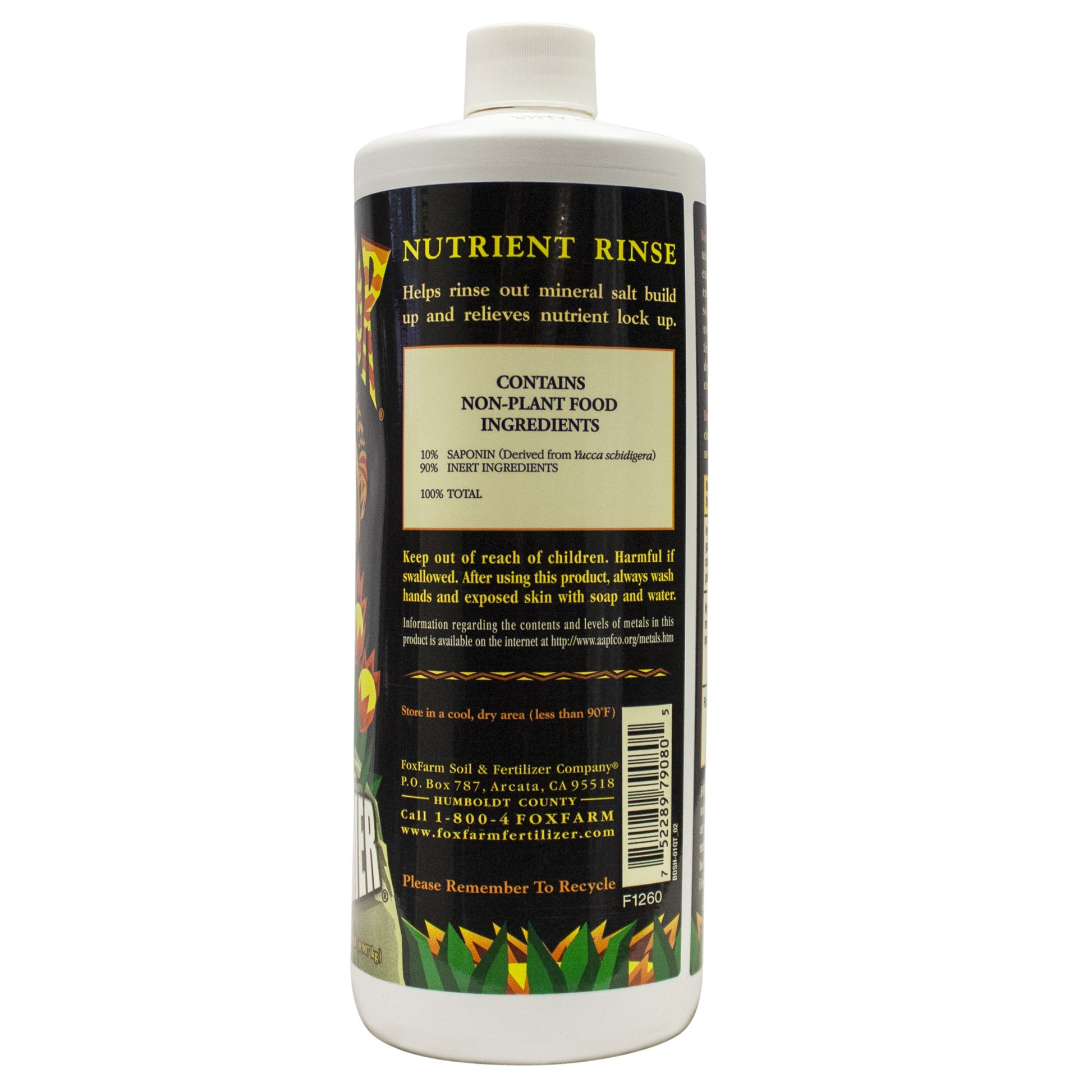 Fox Farm SledgeHammer Nutrient Rinse 1 Pint – Soil & Hydro Flush Solution