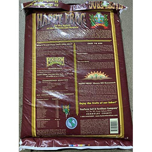 Fox Farm Happy Frog Potting Soil 12 Quarts – Organic Mix for Indoor & Outdoor Gardening