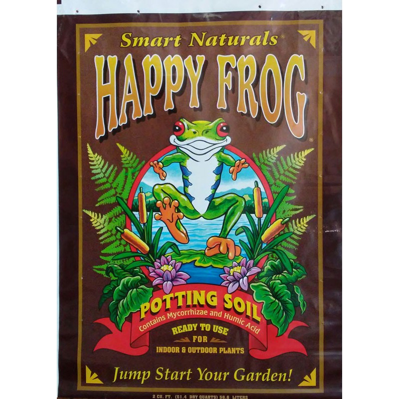 Fox Farm Happy Frog Potting Soil 12 Quarts – Organic Mix for Indoor & Outdoor Gardening