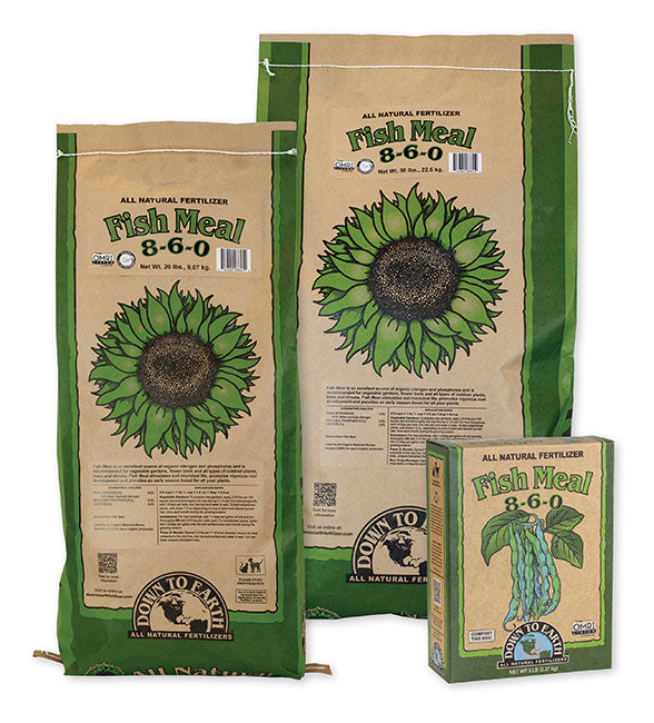 Down to Earth™ Fish Meal 8-6-0 – Organic Nitrogen Fertilizer