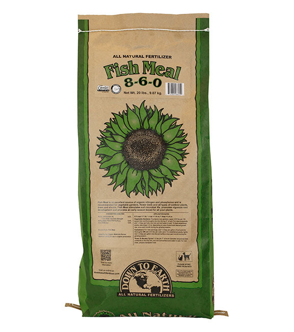 Down to Earth™ Fish Meal 8-6-0 – Organic Nitrogen Fertilizer