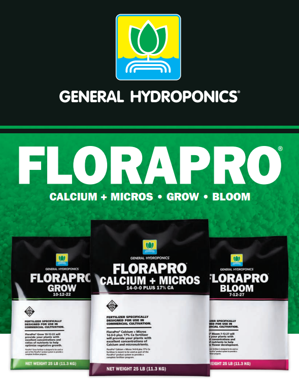 General Hydroponics FloraPro Nutrients – Grow, Bloom, Late Bloom, Calcium + Micros