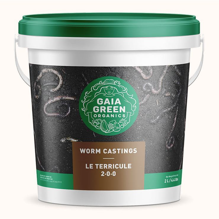 Gaia Green Worm Castings 2-0-0 500 g – Organic Soil Booster for Vegetables & Indoor Plants