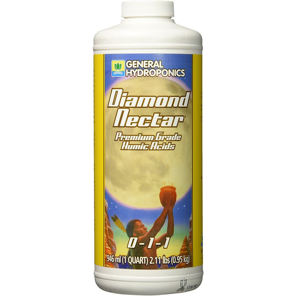 General Hydroponics Diamond Nectar 0-1-1 – Humic Acid Supplement for Plants