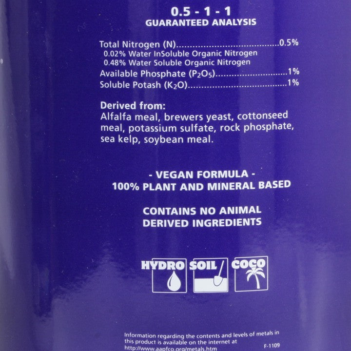 General Hydroponics FloraBlend 0.5-1-1 – Vegan Root & Growth Booster