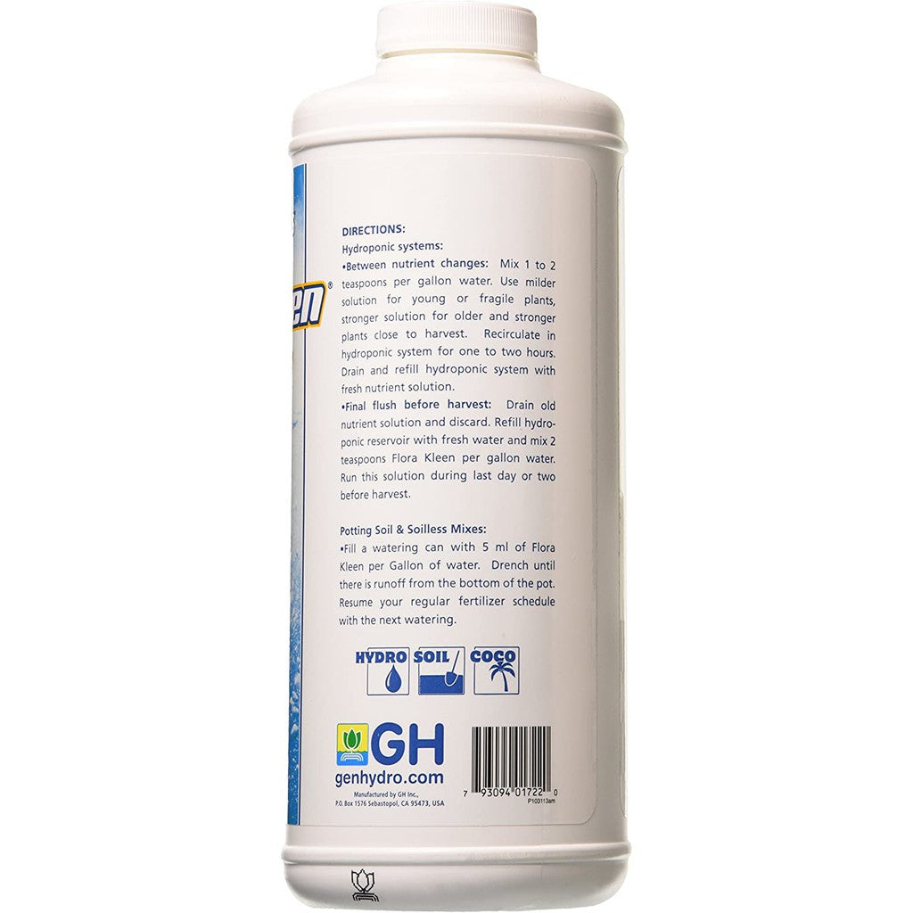 General Hydroponics FloraKleen Nutrient Rinse & Salt Remover