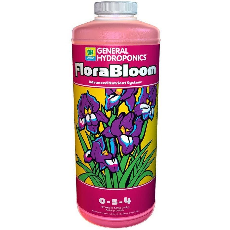 General Hydroponics FloraSeries (FloraMicro, FloraGro, FloraBloom) – 3-Part Nutrient Set for Indoor Plants