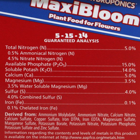 General Hydroponics Maxi Series – MaxiGro & MaxiBloom Dry Nutrients