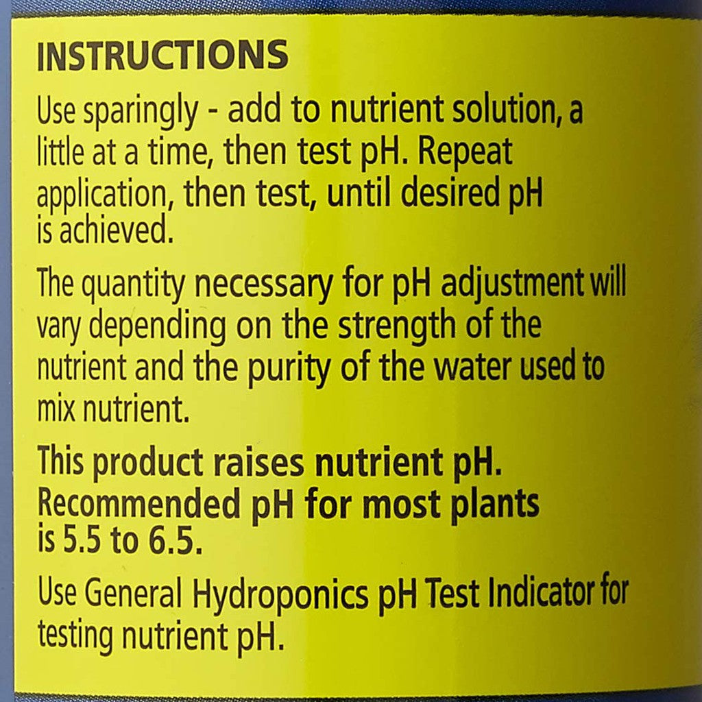 General Hydroponics pH Up, ph Down, Test Indicator, Test Kit – Nutrient Solution pH Control (60ml / 237ml / Kit)