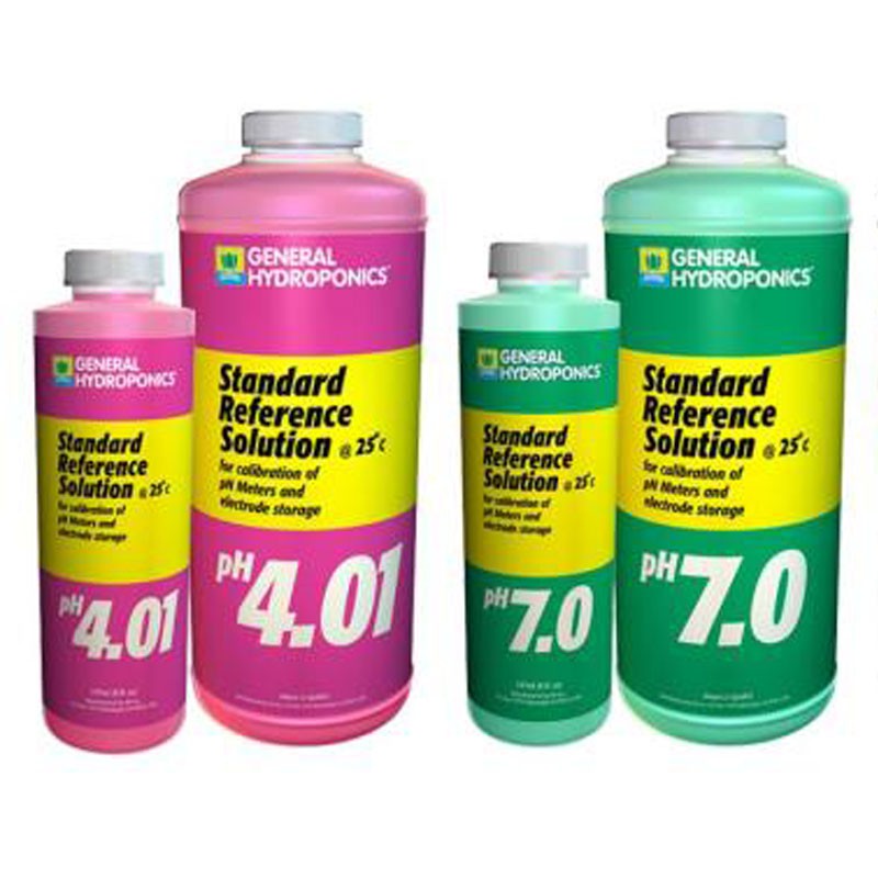 General Hydroponics Standard Reference Solution 4.01 / 7.0 pH Calibration Solution