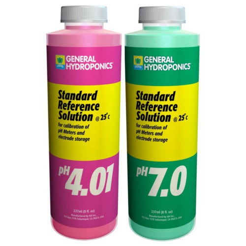 General Hydroponics Standard Reference Solution 4.01 / 7.0 pH Calibration Solution