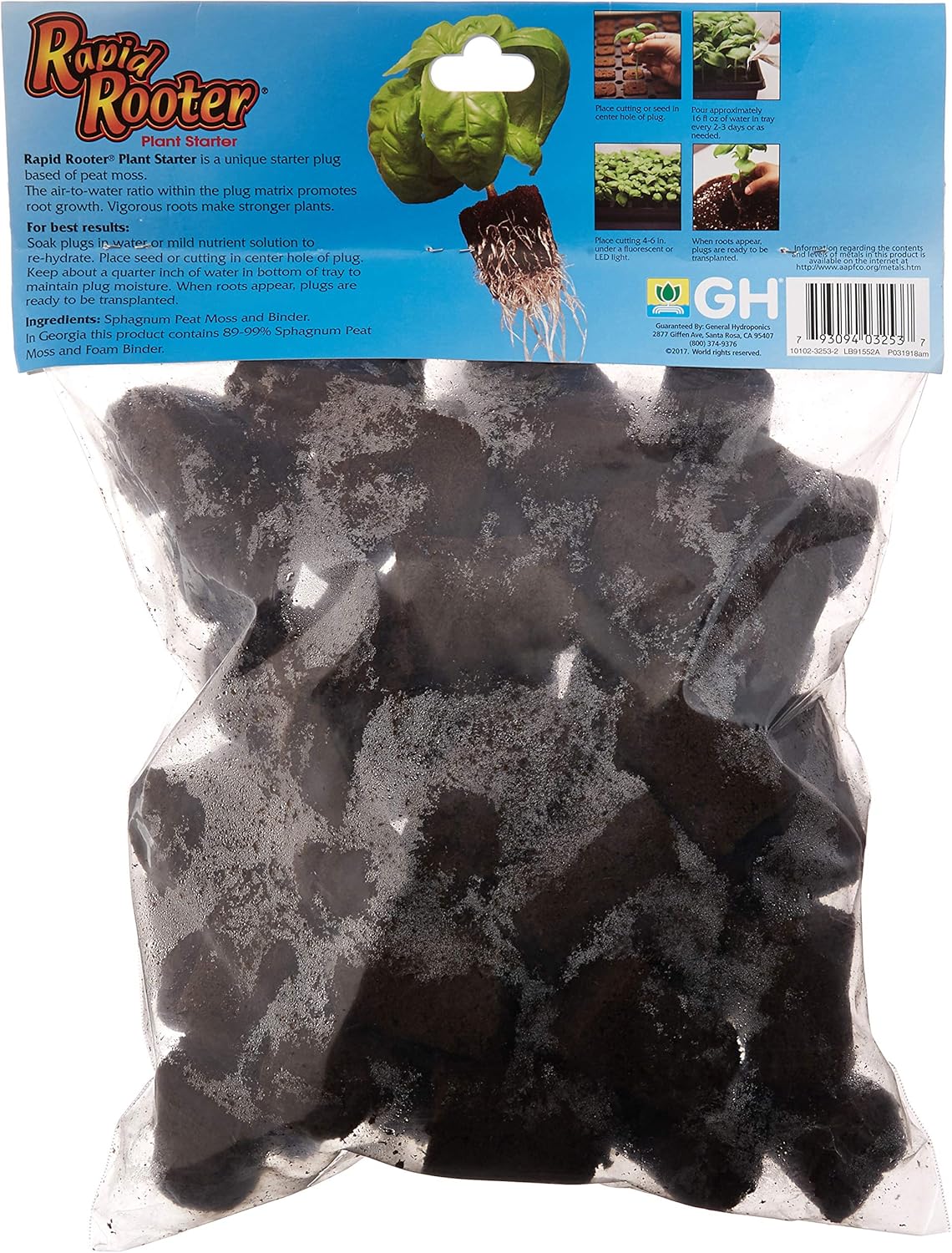 General Hydroponics Rapid Rooter Starter Plugs – 10 pcs