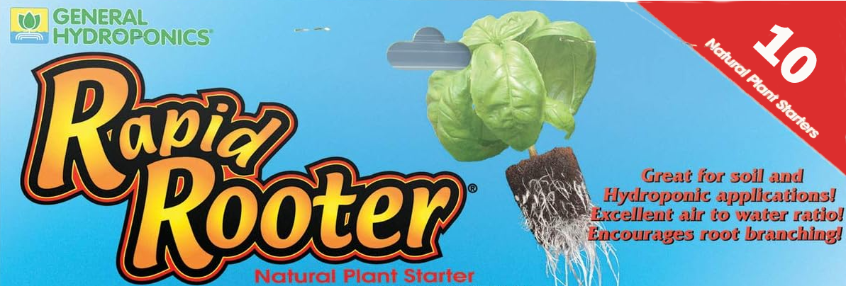 General Hydroponics Rapid Rooter Starter Plugs – 10 pcs