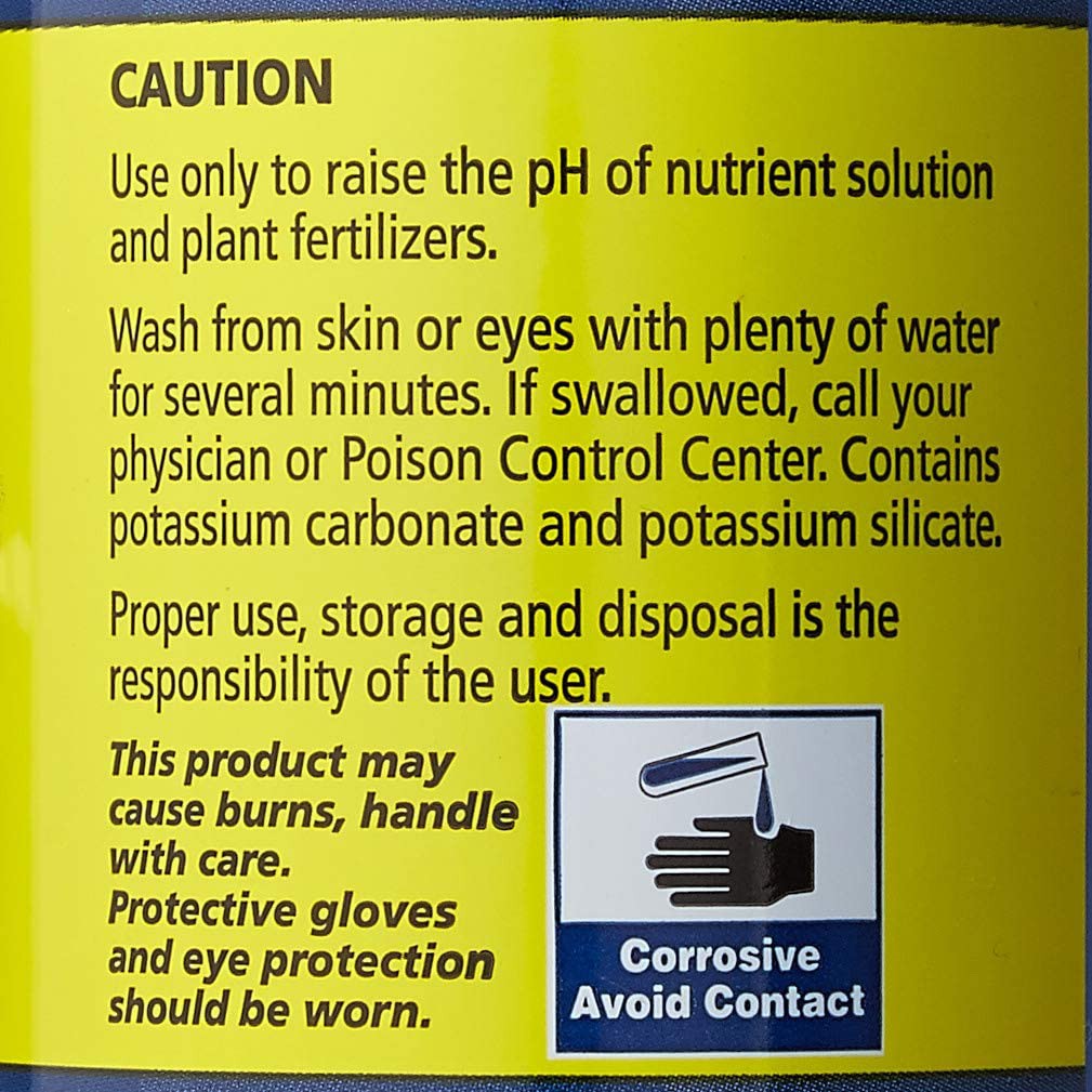 General Hydroponics pH Up, ph Down, Test Indicator, Test Kit – Nutrient Solution pH Control (60ml / 237ml / Kit)