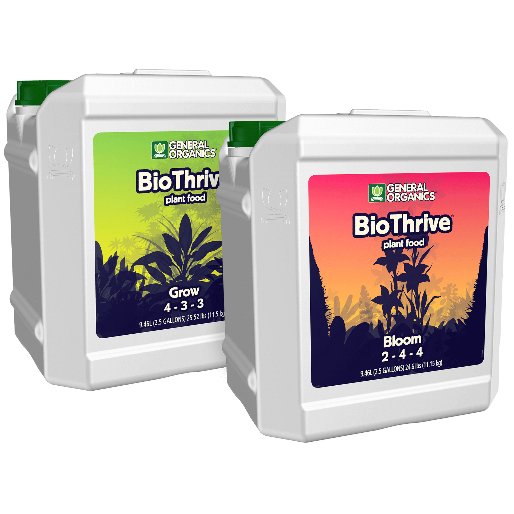 General Organics BioThrive Grow or Bloom 1 Quart – Organic Plant Nutrients for Vegetables, Herbs & Indoor Plants