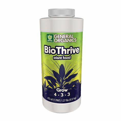 General Organics BioThrive Grow or Bloom 1 Quart – Organic Plant Nutrients for Vegetables, Herbs & Indoor Plants