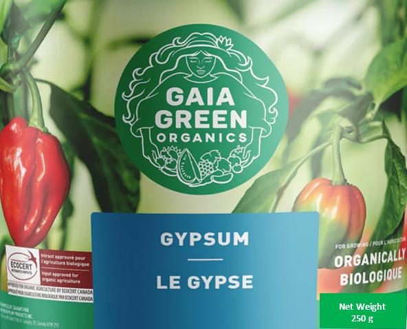 Gaia Green Gypsum 250 g – Soil Conditioner with Calcium & Sulfur