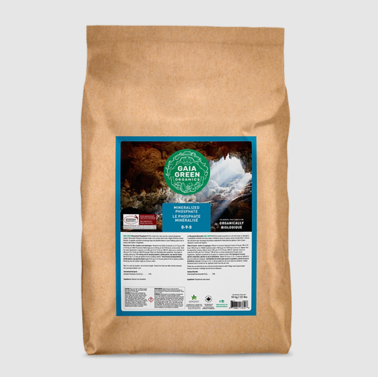 Gaia Green Mineralized Phosphate 250g – Organic Phosphorus Fertilizer for Vegetables, Herbs & Flowering Plants (0-9-0)