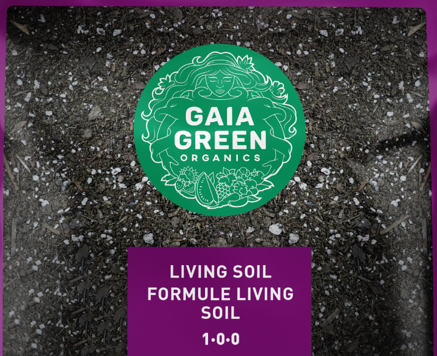 Gaia Green Living Soil Blend 30L – Premium Organic Potting Mix for Vegetables, Herbs & Indoor Plants (1-0-0)
