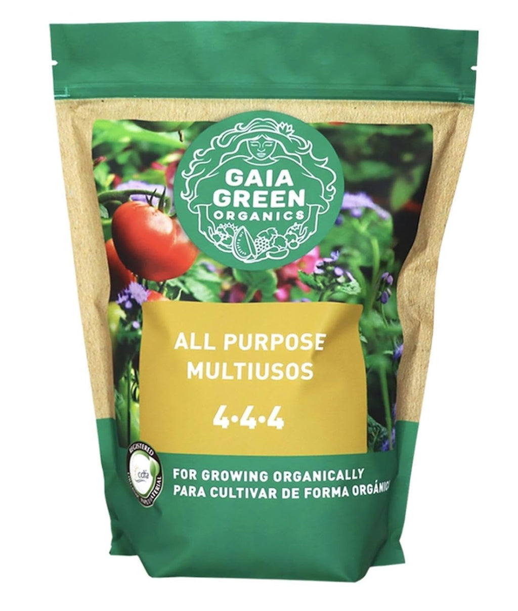 Gaia Green All Purpose 4-4-4 – Organic Fertilizer for Vegetables, Herbs & Indoor Plants