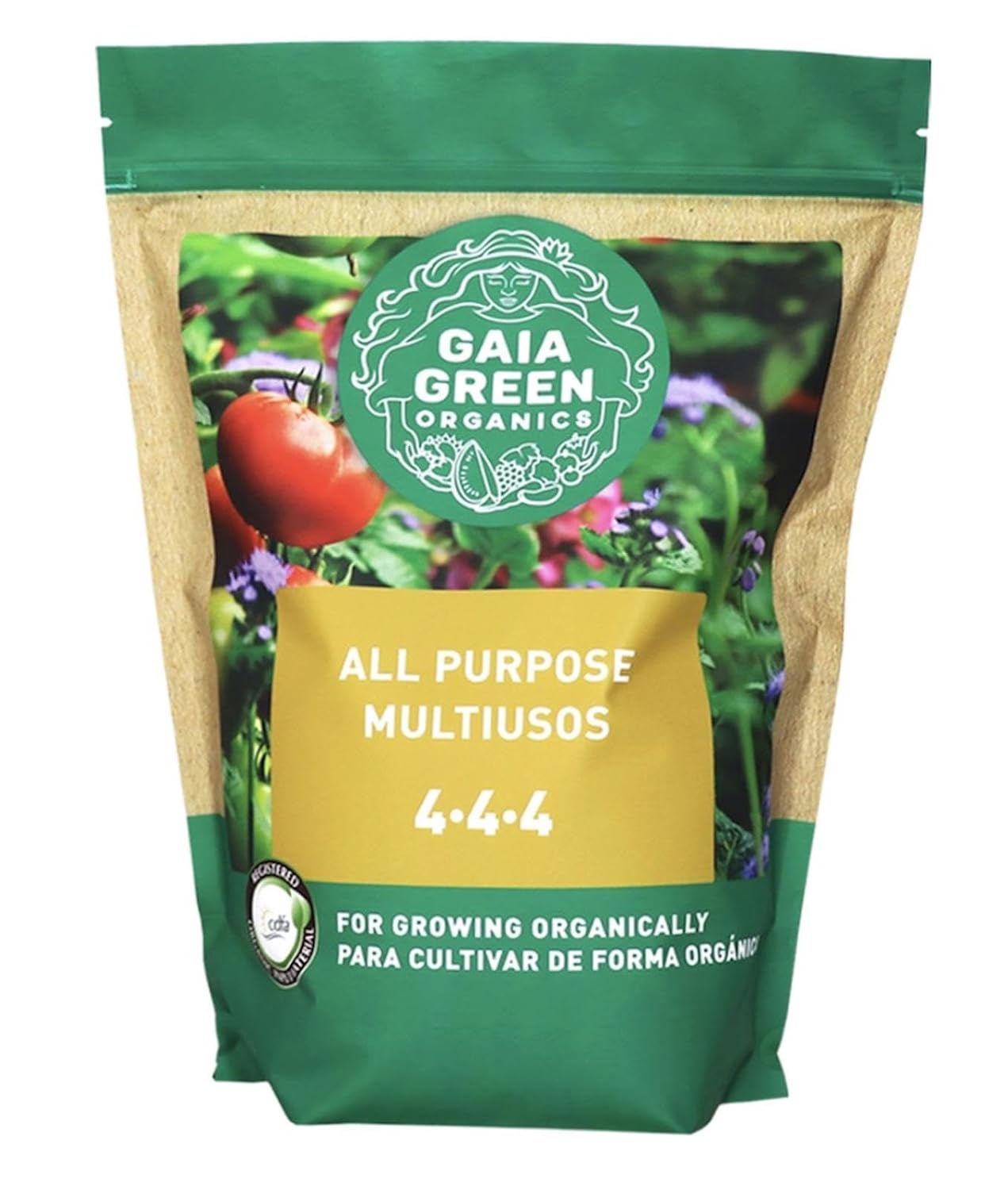 Gaia Green All Purpose 4-4-4 – Organic Fertilizer for Vegetables, Herbs & Indoor Plants
