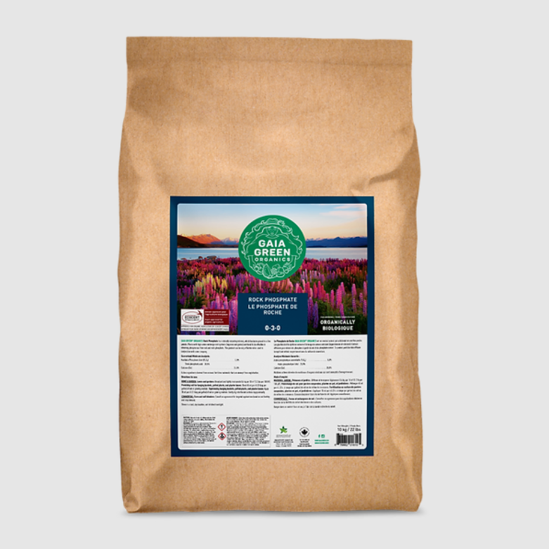 Gaia Green Rock Phosphate 250 g – Slow-Release Phosphorus Fertilizer for Vegetables, Herbs & Indoor Plants