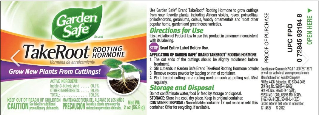 Garden Safe TakeRoot Rooting Hormone Powder 2oz