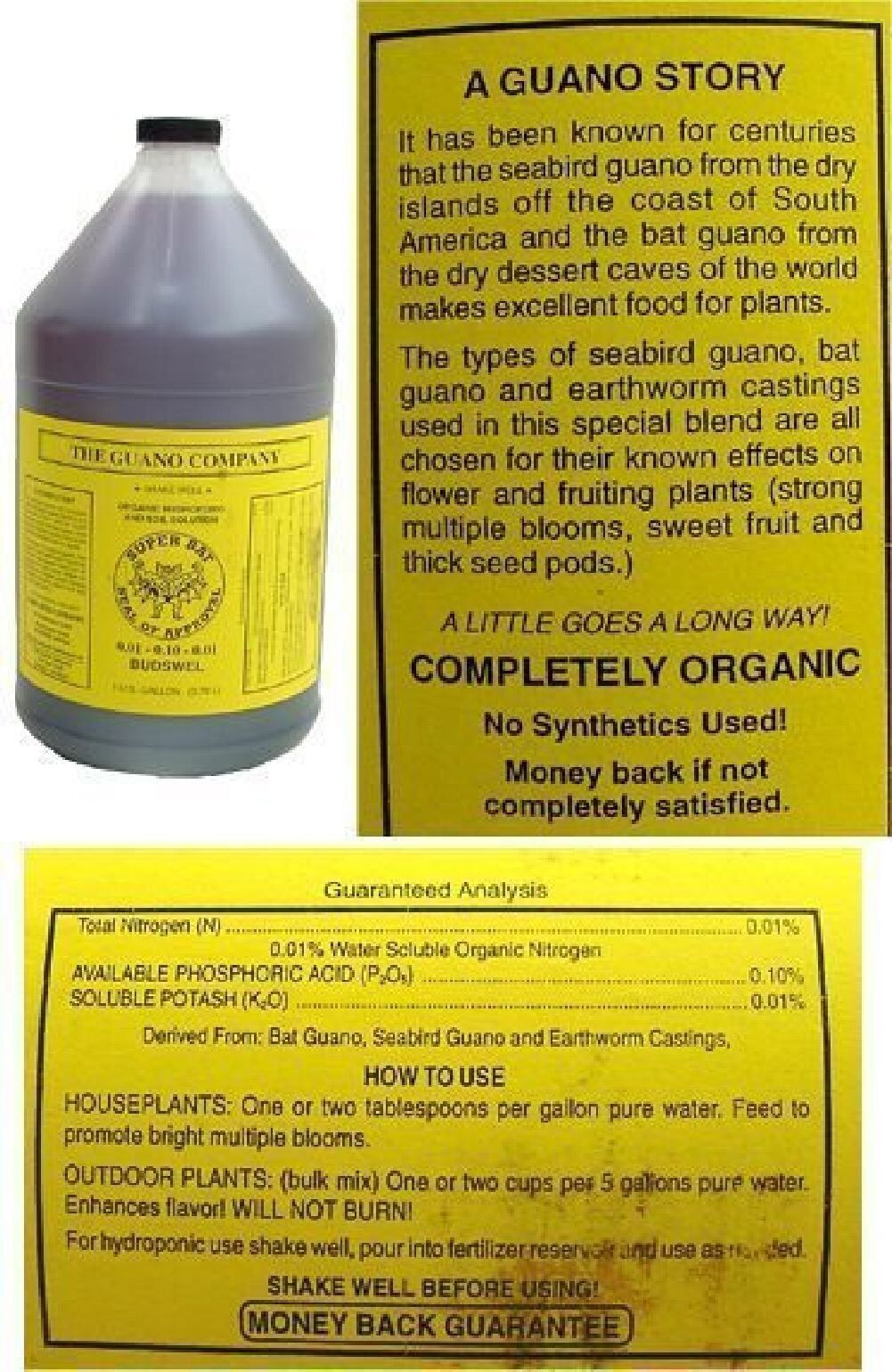 The Guano Co. Budswel 250mL – Organic Bloom Enhancer for Soil & Hydroponics