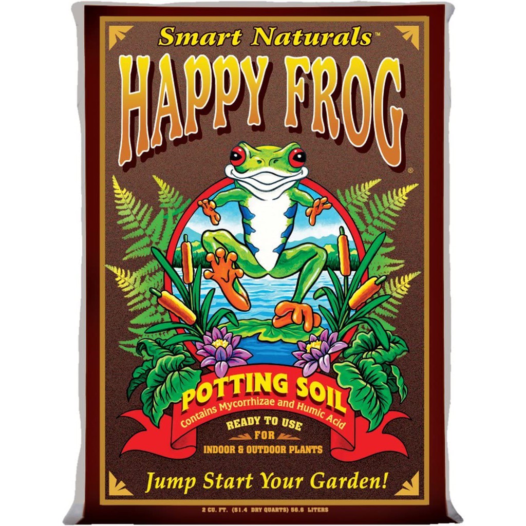 Fox Farm Happy Frog Potting Soil 12 Quarts – Organic Mix for Indoor & Outdoor Gardening