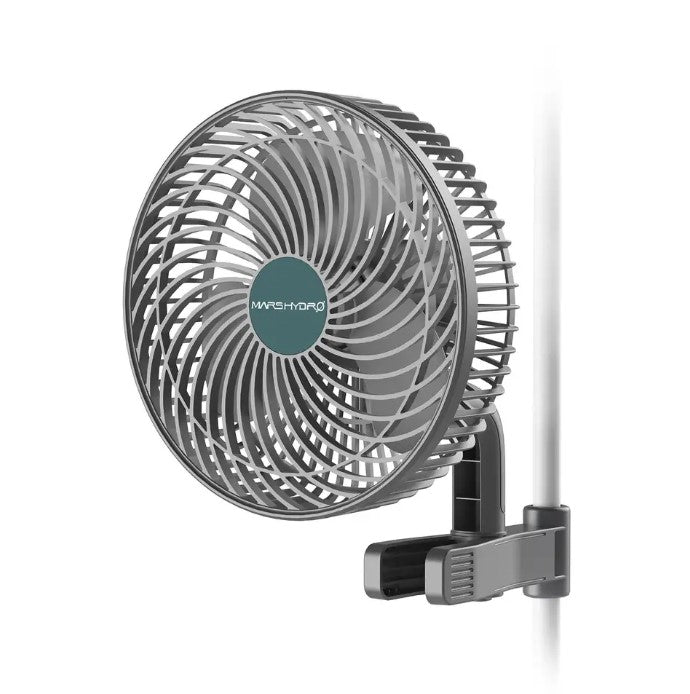 Mars Hydro 6" Auto Oscillating Clip-On Fan for Indoor Grow Tents