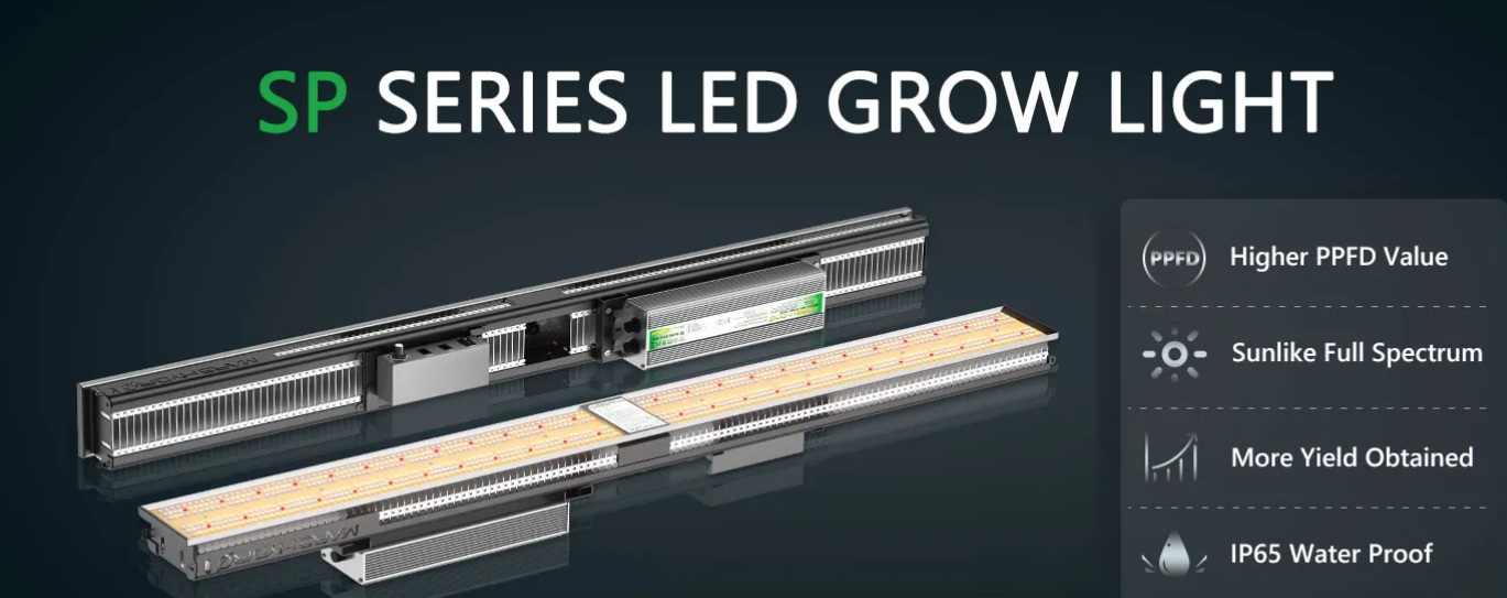 Mars Hydro SP3000 300W LED Grow Light – Full Spectrum, Dimmable, Samsung LM301B