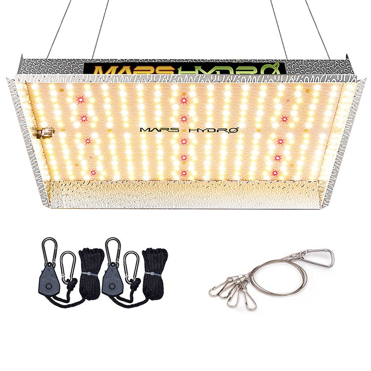 Mars Hydro TS1000 150W LED Grow Light – Full Spectrum, Dimmable for Indoor Plants