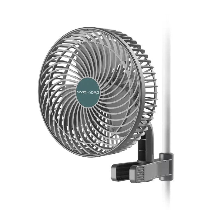 Mars Hydro 6" Auto Oscillating Clip-On Fan for Indoor Grow Tents
