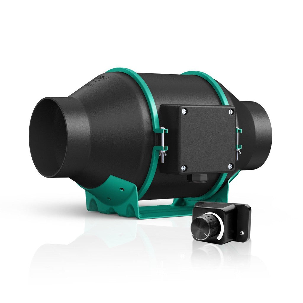 Mars Hydro 4” Inline Duct Fan with Speed Control – Quiet 200 CFM Ventilation for Grow Tents