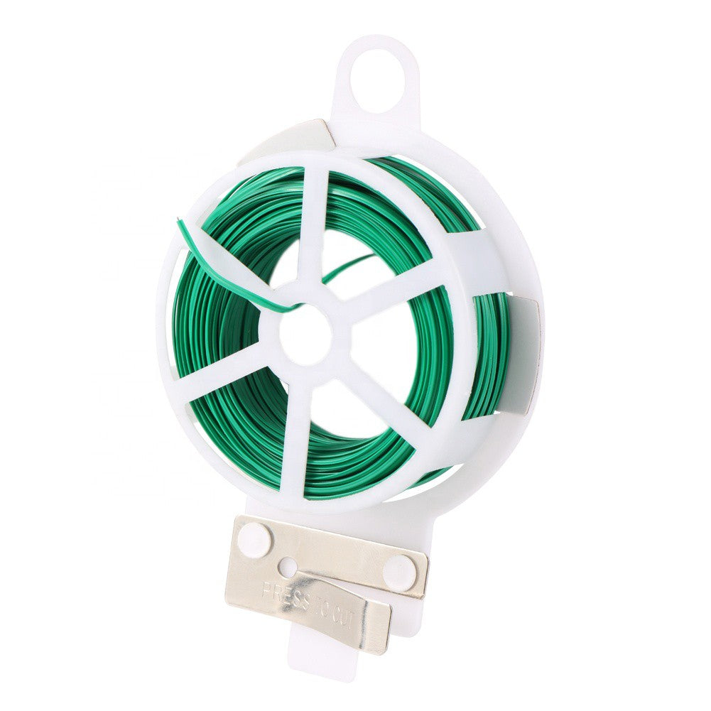 Gardening Twist Tie with Built-in Cutter Durable 30m – Plant Wire for Support & Training