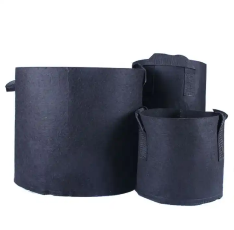 Fabric Grow Bags with Handles (1/3/7 Gallon) – Breathable Pots for Vegetables, Herbs, Indoor & Outdoor Plants