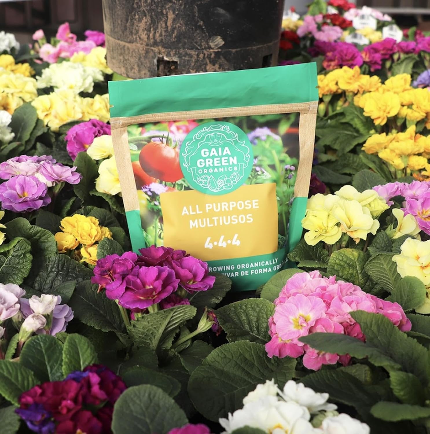 Gaia Green All Purpose 4-4-4 – Organic Fertilizer for Vegetables, Herbs & Indoor Plants