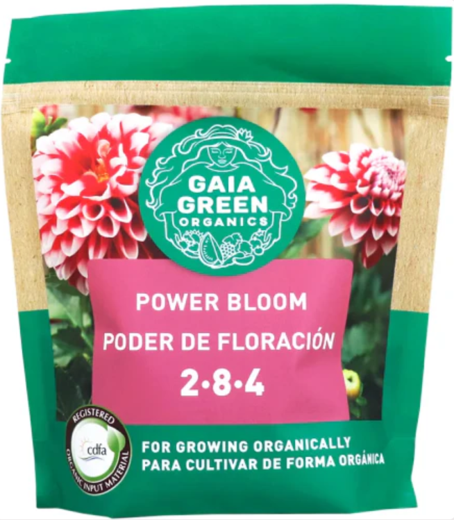 Gaia Green Power Bloom 2-8-4 – Organic Bloom Fertilizer for Vegetables, Herbs & Flowering Plants